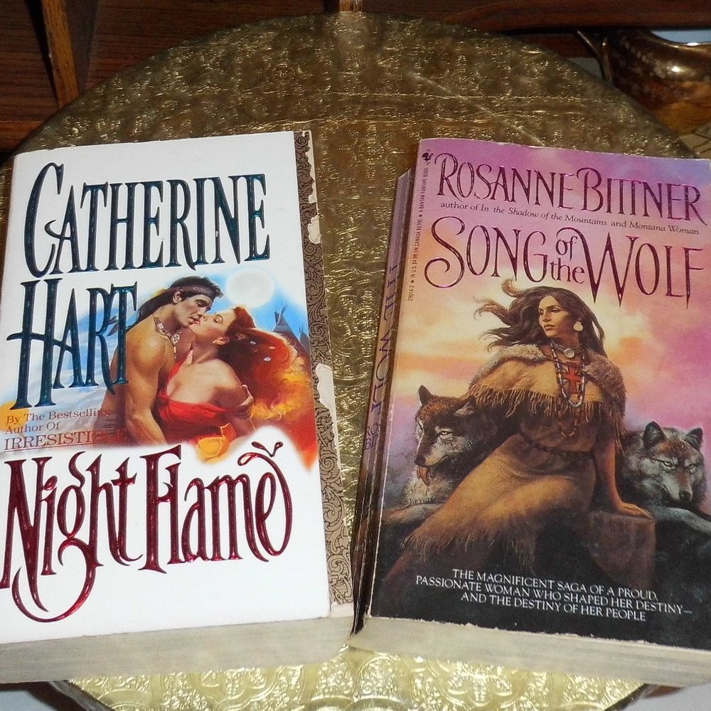 Books - (set/2) -  "Night Flames"  &  "Song of the Wolf"
